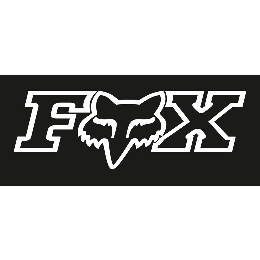 FOX HEAD X TDC ca. 70cm Sticker weiss