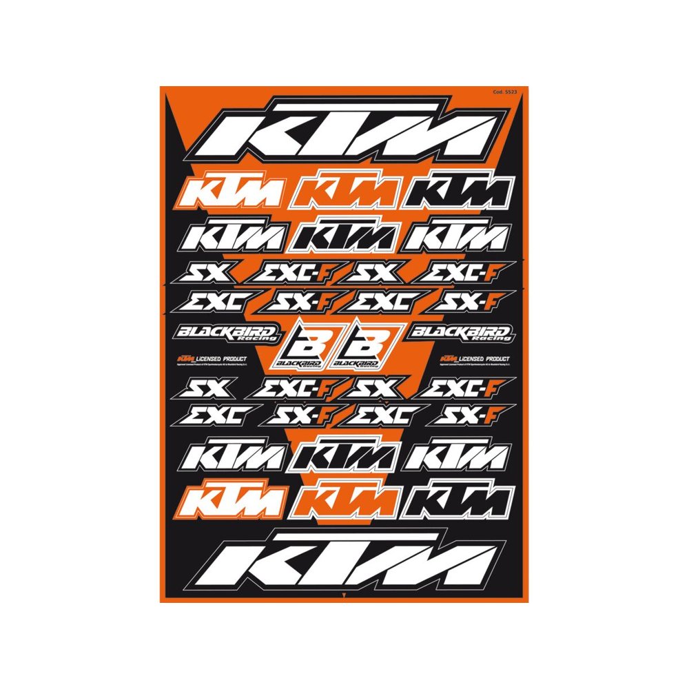 BLACKBIRD RACING Decal Logo Aufkleber-Set KTM