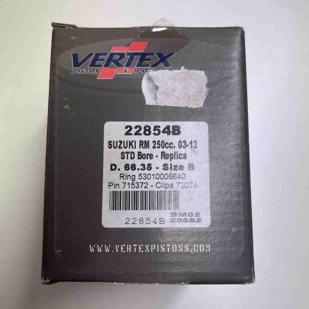 VERTEX 22854B Kolbensatz passend für Suzuki RM 250 03-11 66,35mm Size B