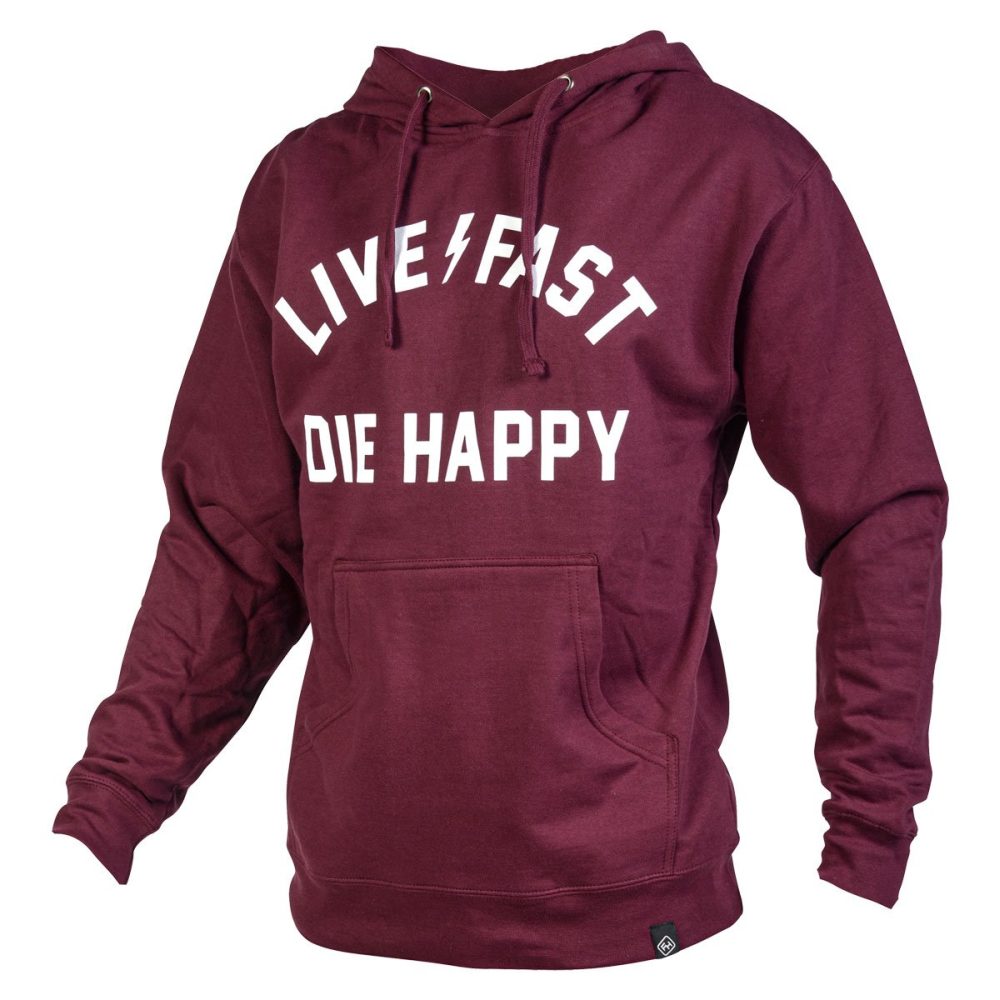 FASTHOUSE Die Happy Kapuzen Pullover Hoodie maroon