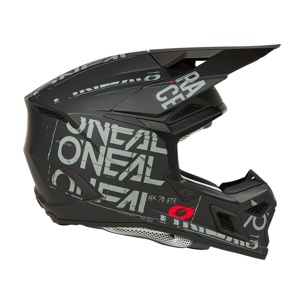 ONEAL 3SRS Motocross Helm Static schwarz grau ONEAL 3SRS Motocross Helm Static schwarz grau
