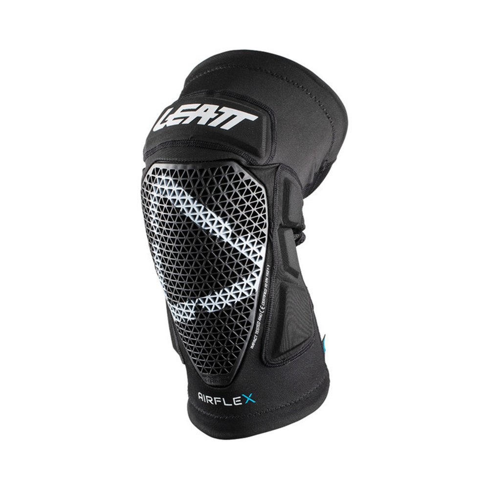 LEATT 3DF AirFlex Pro Motocross Knieprotektoren schwarz