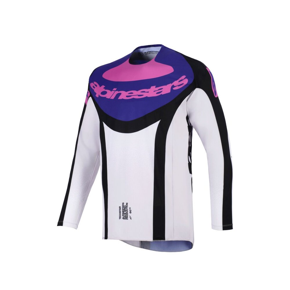 ALPINESTARS Techstar Knif Jersey schwarz/grau/lila ALPINESTARS Techstar Knif Jersey schwarz/grau/lila