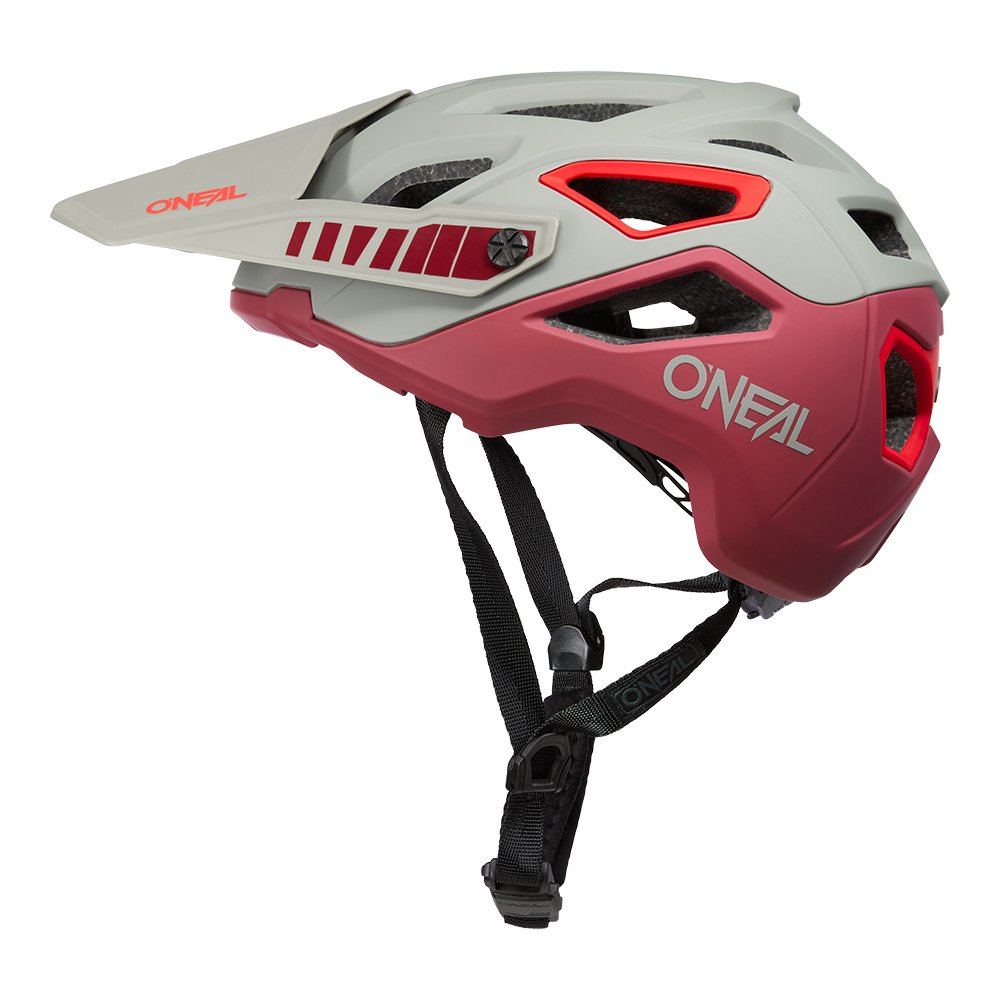 ONEAL Pike Mtb Helm Solid V.23 grau Burgundy