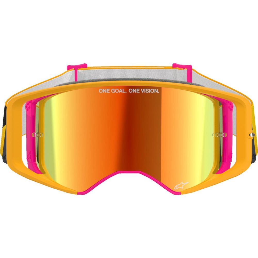 ALPINESTARS Supertech Corp Absolute Vision Brille gelb/pink rot verspiegelt
