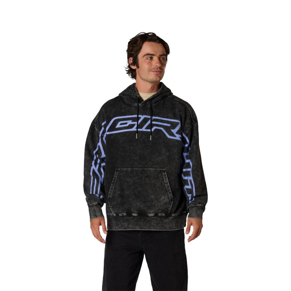 FOX PRO CIRCUIT Fleece PO Hoodie Kapuzen Pullover schwarz