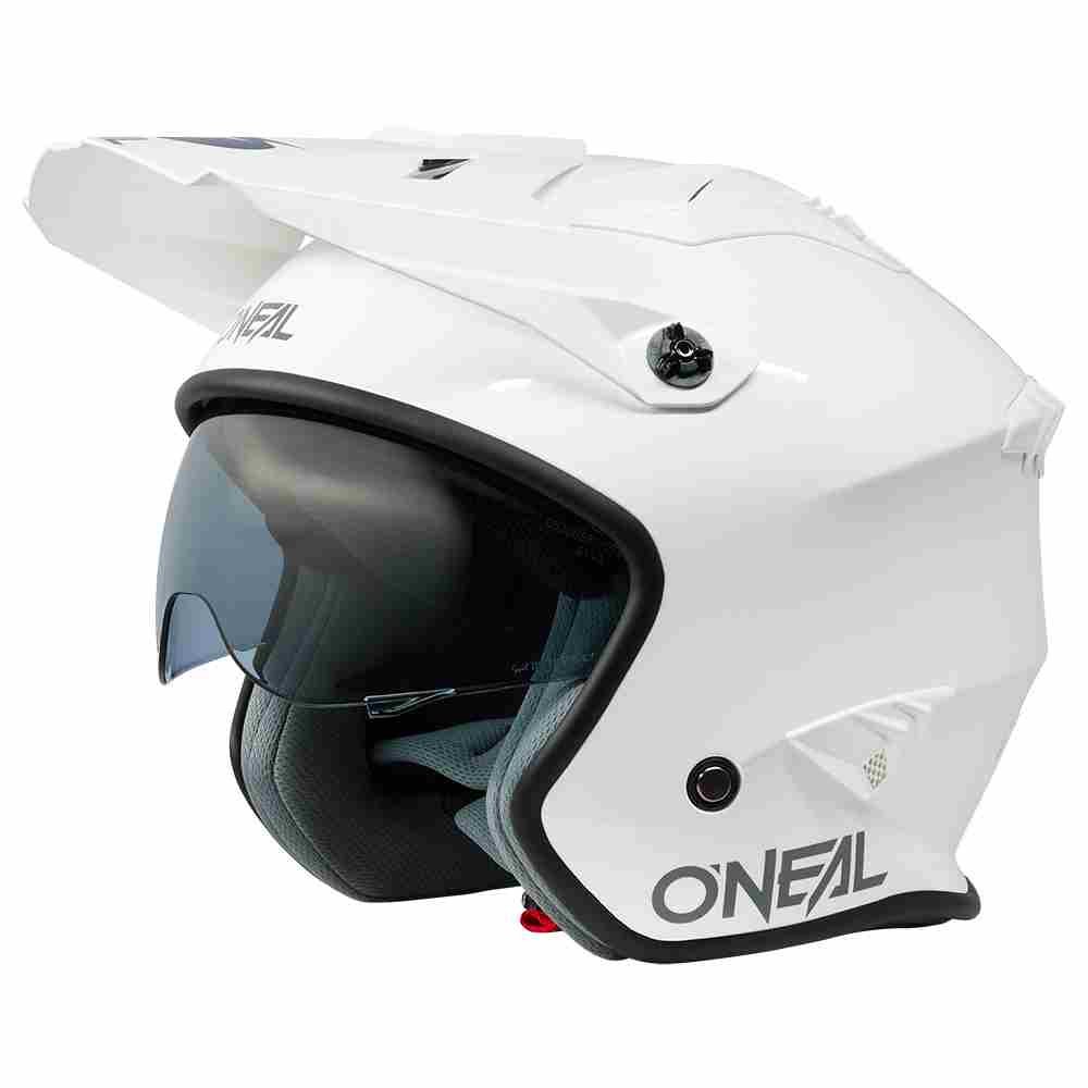 ONEAL Volt Solid Trial Motorrad Helm weiss ONEAL Volt Solid Trial Motorrad Helm weiss