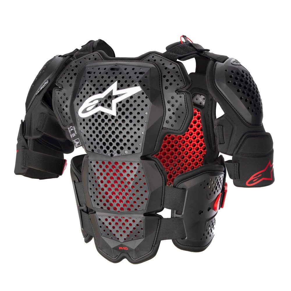 ALPINESTARS A-10 V2 Brustpanzer schwarz rot