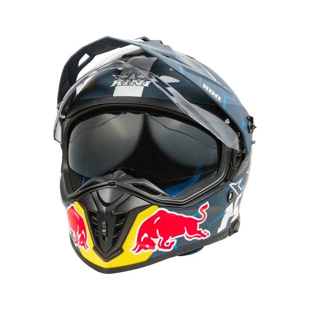 KINI RED BULL ADV X Helm ATV/Enduro Helm 2.0 blau/weiss KINI RED BULL ADV X Helm ATV/Enduro Helm 2.0 blau/weiss