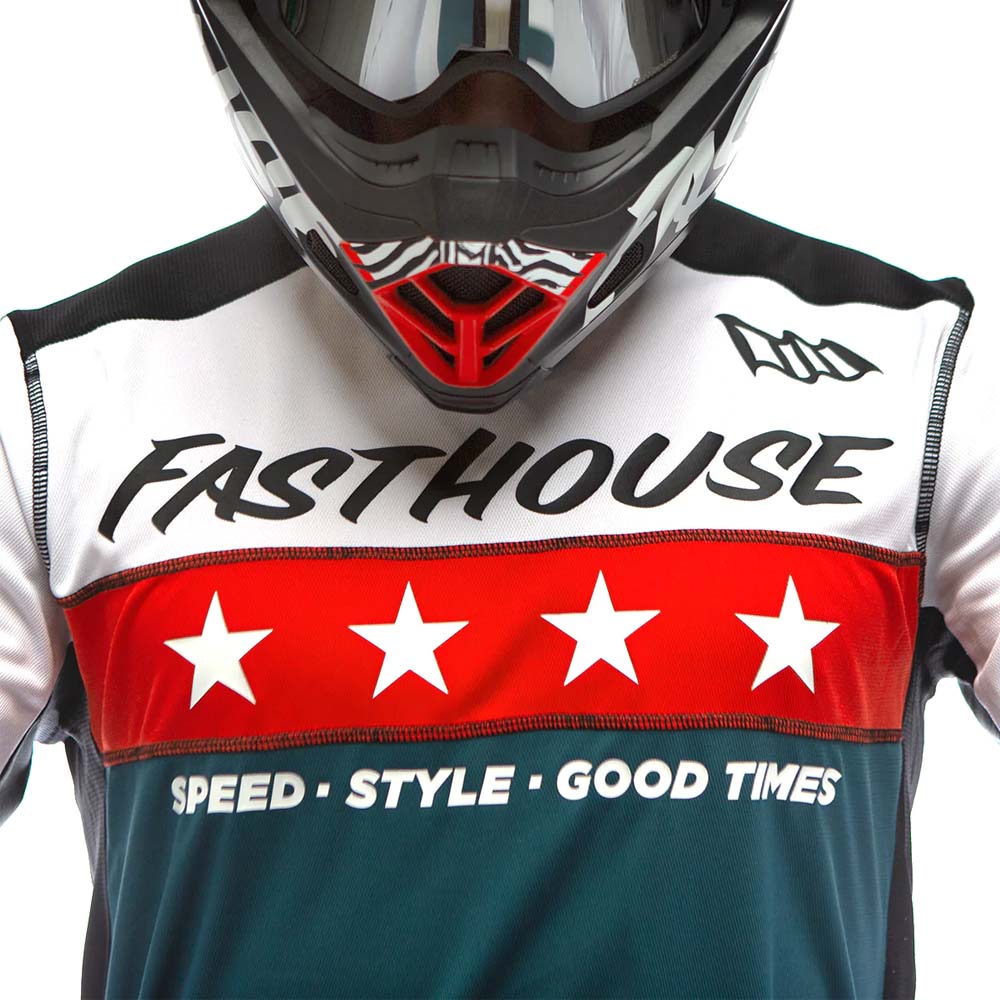 FASTHOUSE Elrod Astre Jersey weiss slate