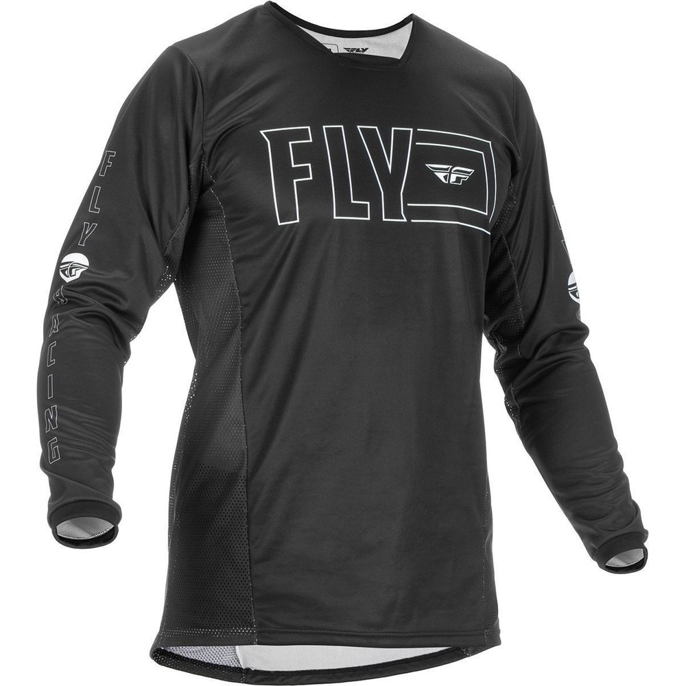 FLY Kinetic Fuel MX MTB Jersey schwarz weiss