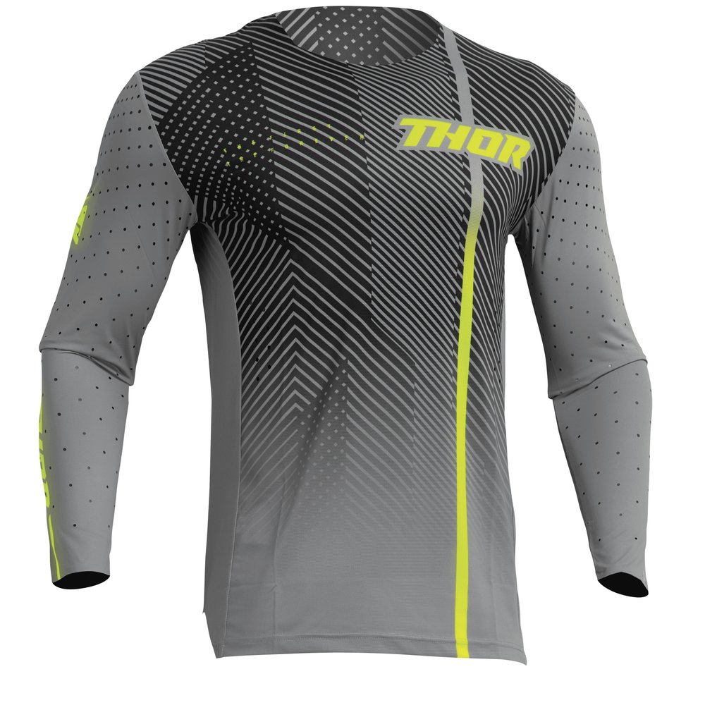 THOR Prime Tech MX MTB Jersey grau schwarz