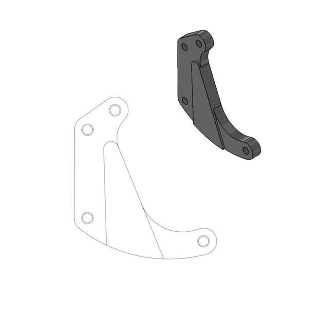 MOTO-MASTER Adapterhalterung Supermoto 320mm MOTO-MASTER Adapterhalterung Supermoto 320mm