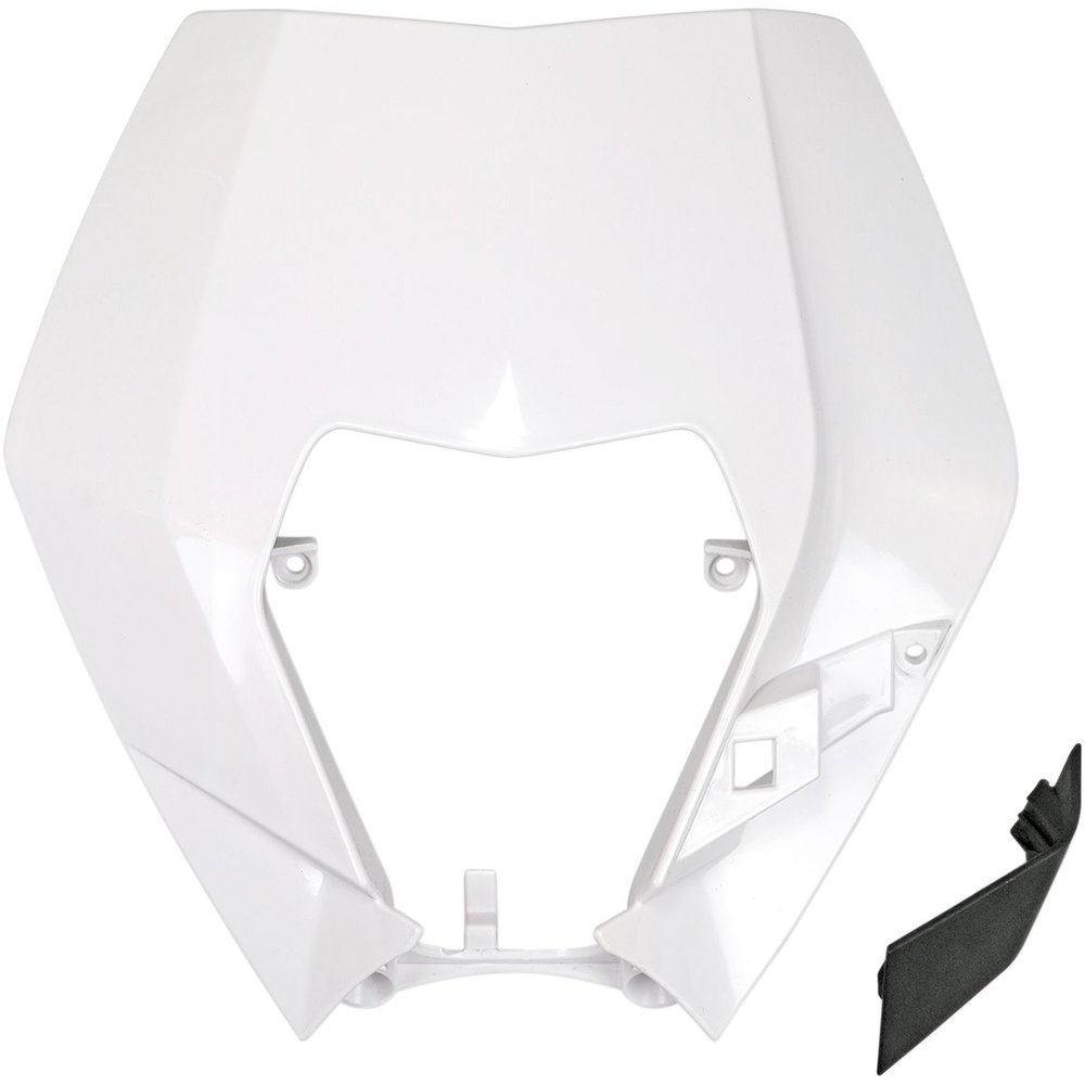 UFO Scheinwerfer-Abdeckung KTM EXC 09-13 weiss