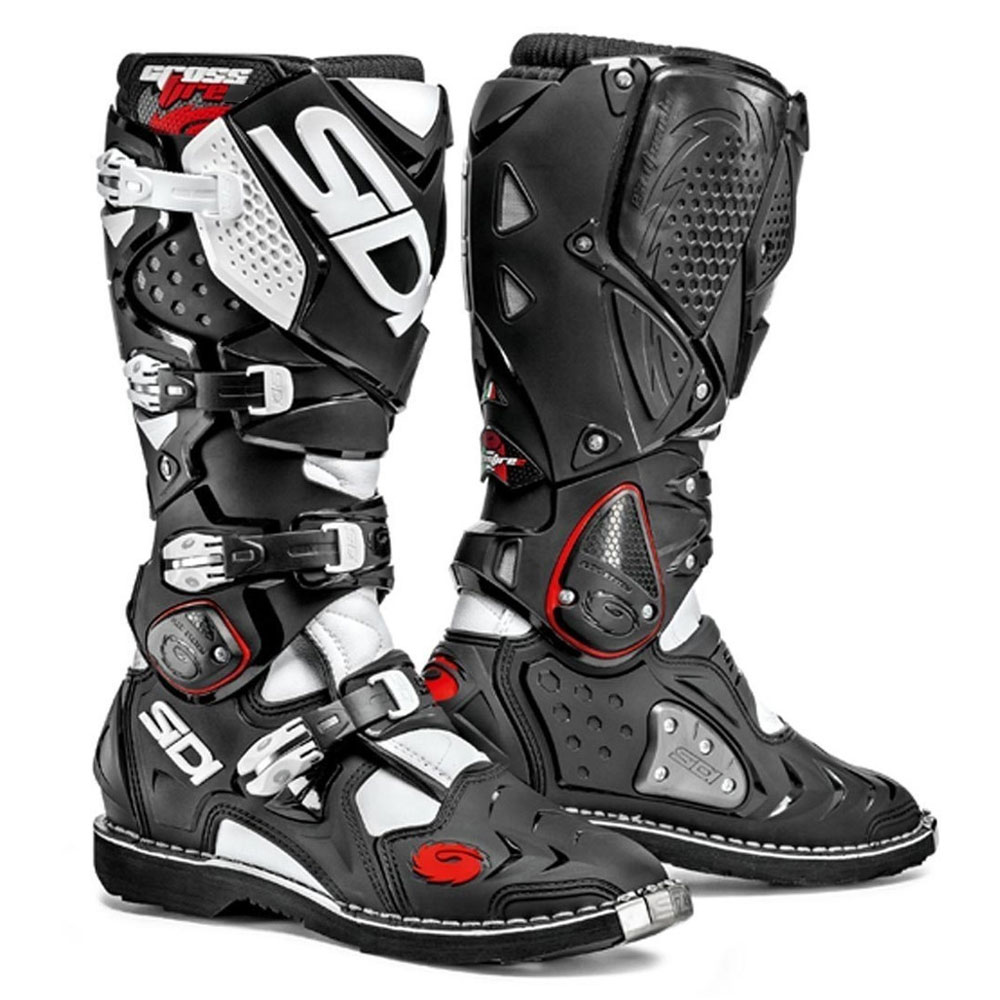 SIDI Crossfire 2 Motocross Stiefel schwarz weiss