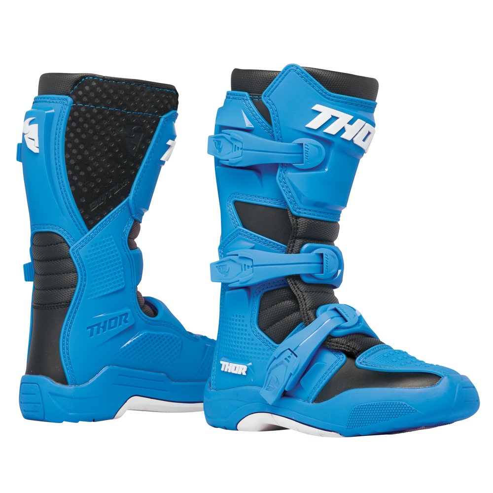 THOR Blitz XR Kinder Motocross Stiefel blau schwarz