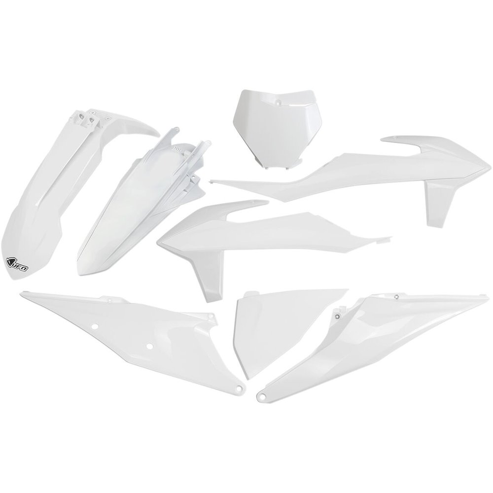 UFO Komplettes Karosserie-Kit Plastikteile passend für KTM SX/SXF 19-22 weiss