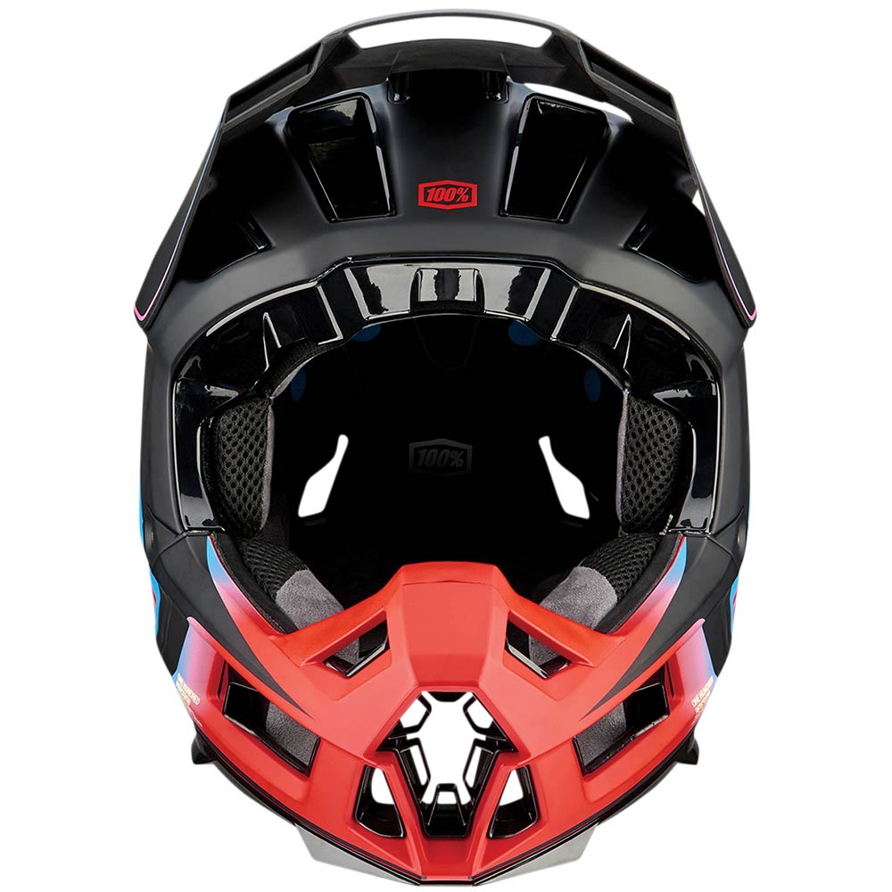 100% Aircraft 2 MTB Helm blau rot 100% Aircraft 2 MTB Helm blau rot