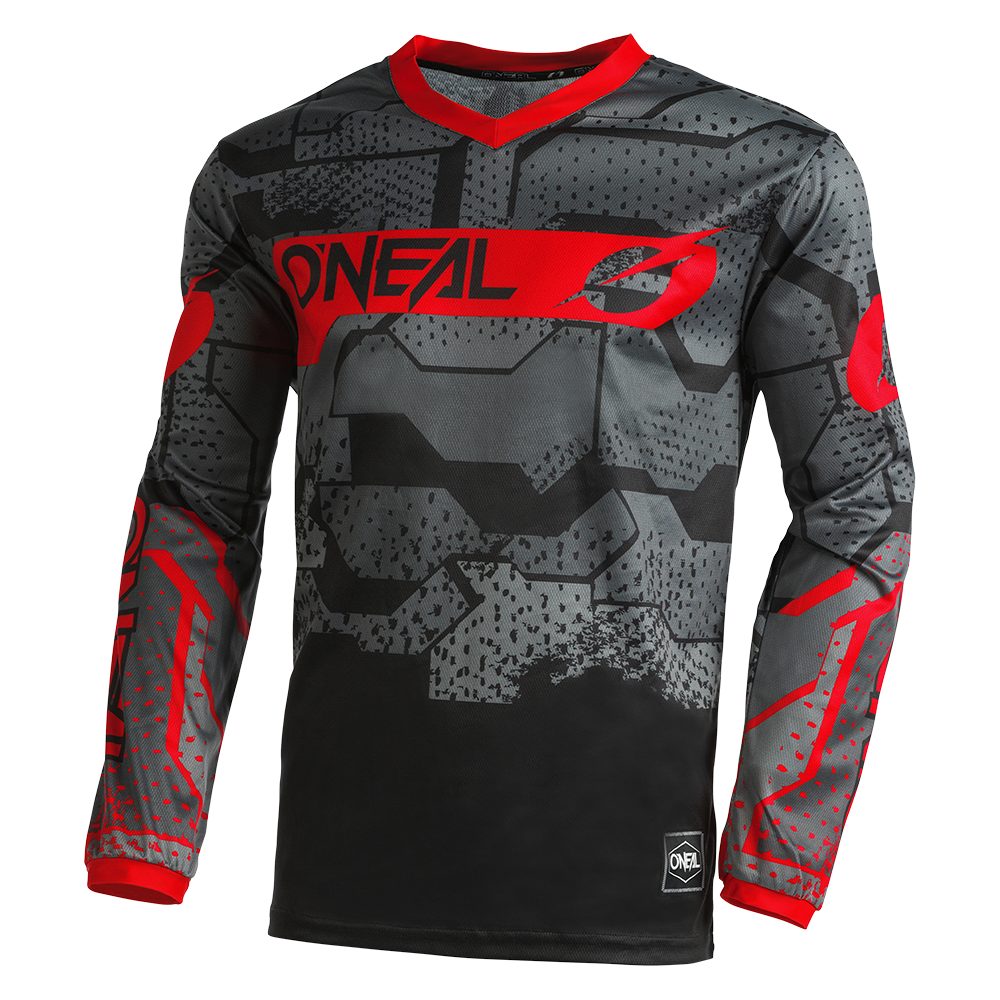 ONEAL Element Youth Camo V.22 MX Kinder Jersey schwarz rot