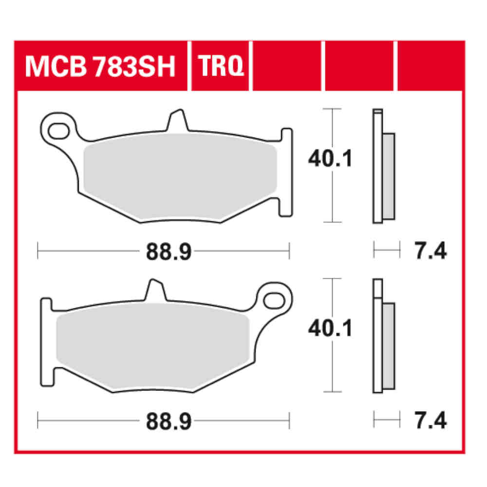 TRW Lucas MCB793SRQ Bremsbeläge