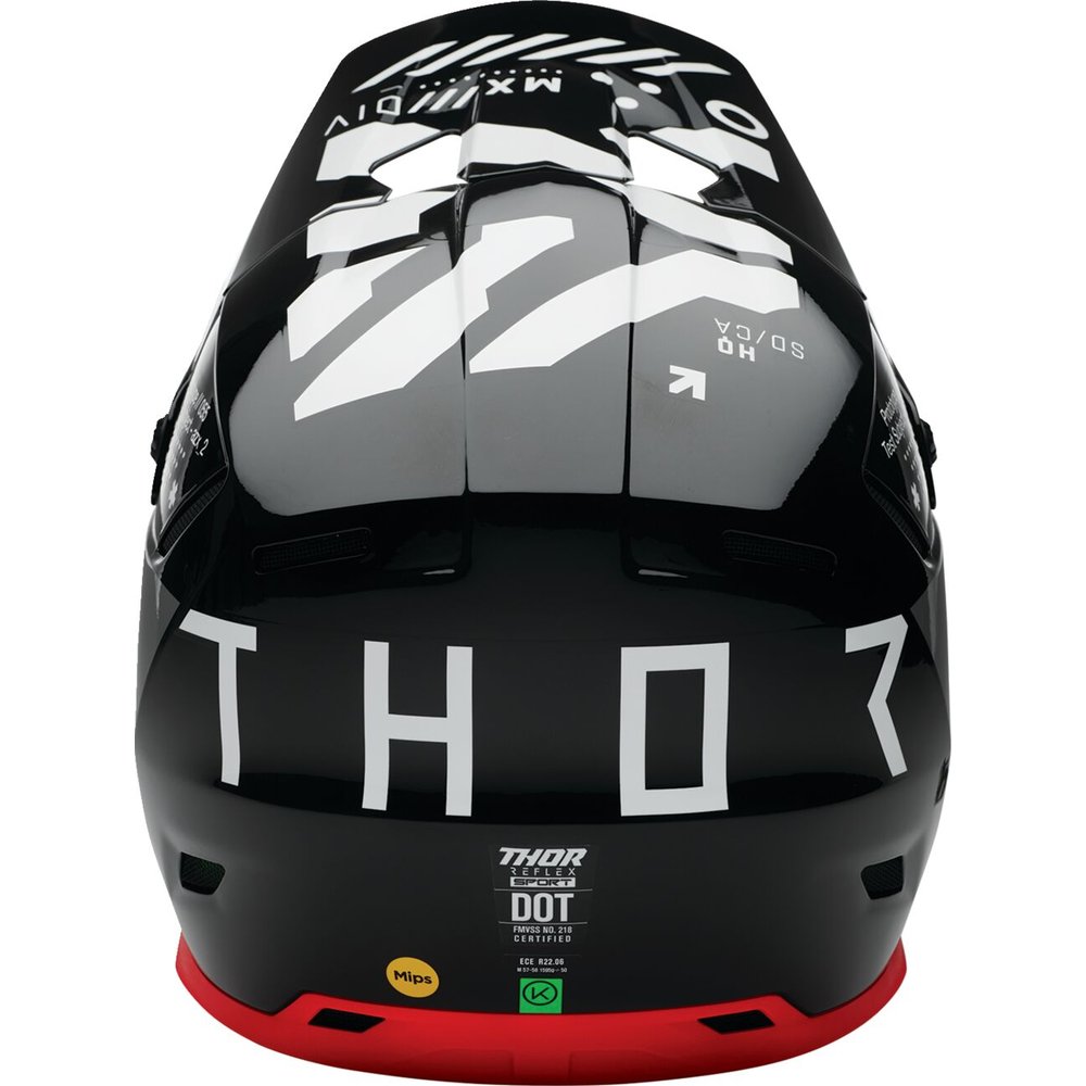 THOR Reflex Sport Motocross Helm Strike schwarz