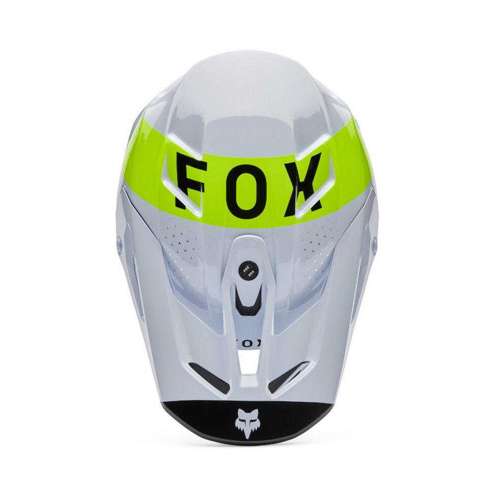 FOX V3 TINE Motocross Helm Weiss