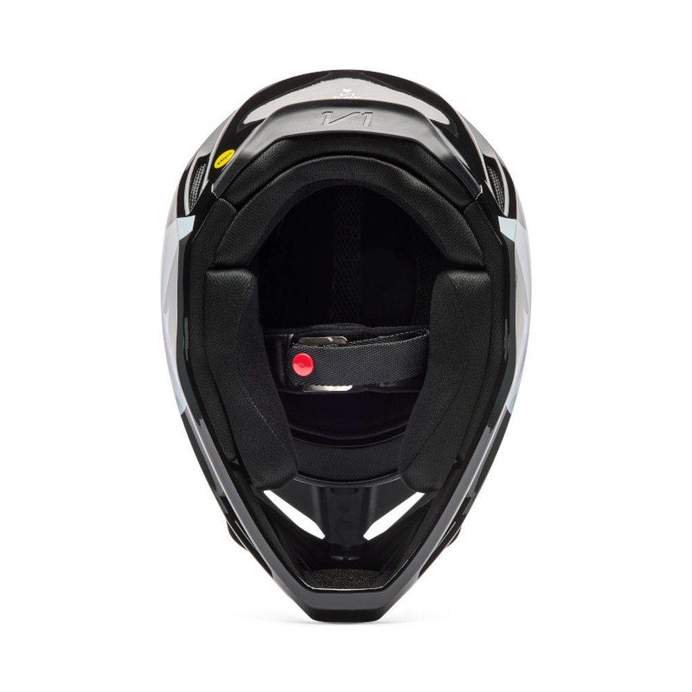 FOX V1 SHIELD Motocross Helm Schwarz