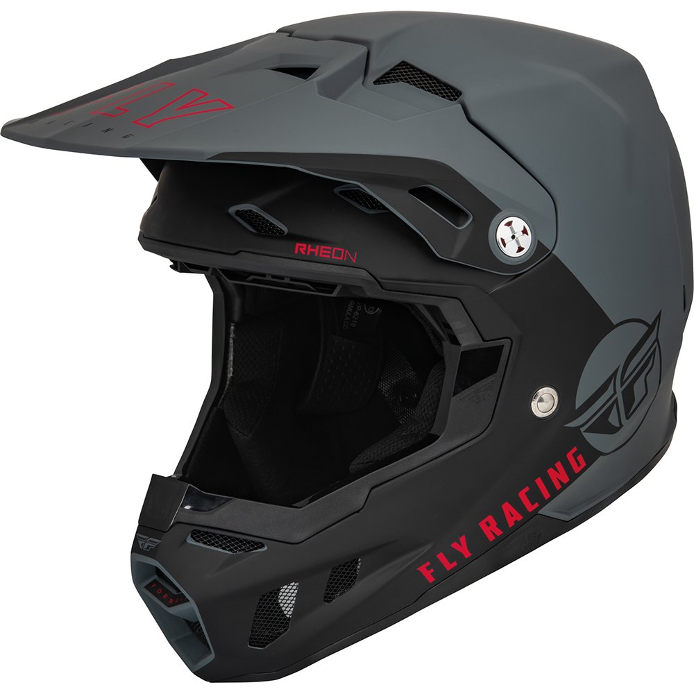 FLY Formula CC Centrum Motocross Helm matt grau schwarz