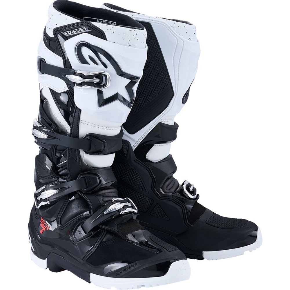 ALPINESTARS Tech 7 Motocross Stiefel Enduro schwarz/weiss