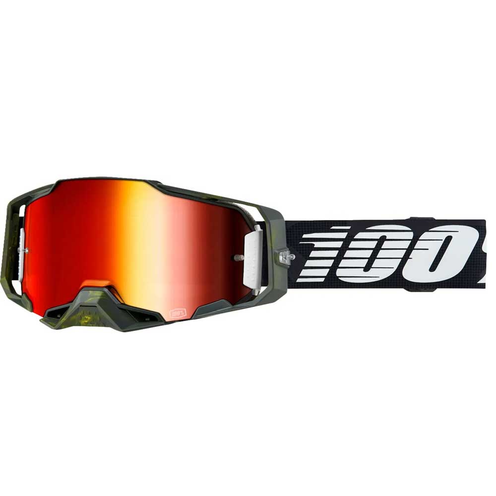 100% Armega Brille Soledad verspiegelt rot