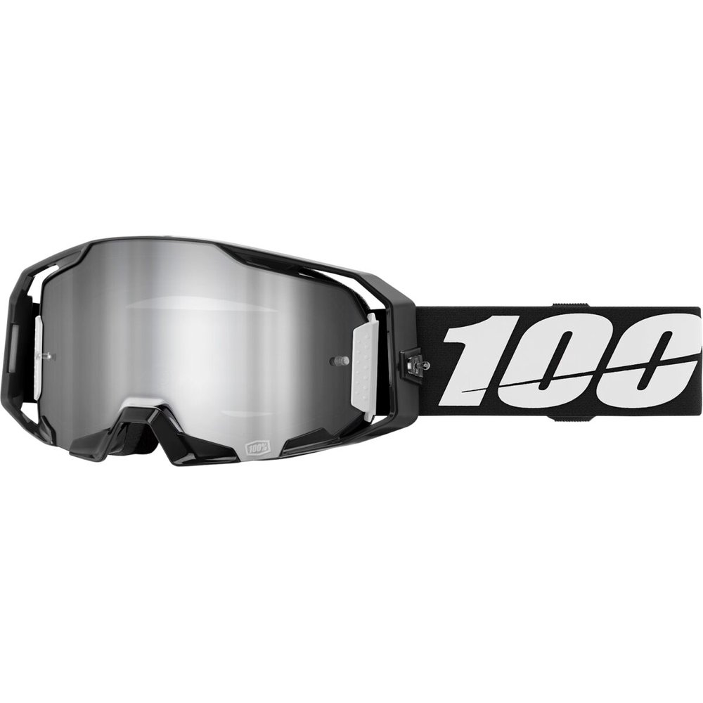 100% ARmatic Brille Black silber verspiegelt