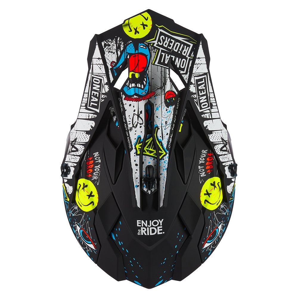 ONEAL 2SRS Rancid Motocross Helm schwarz weiss