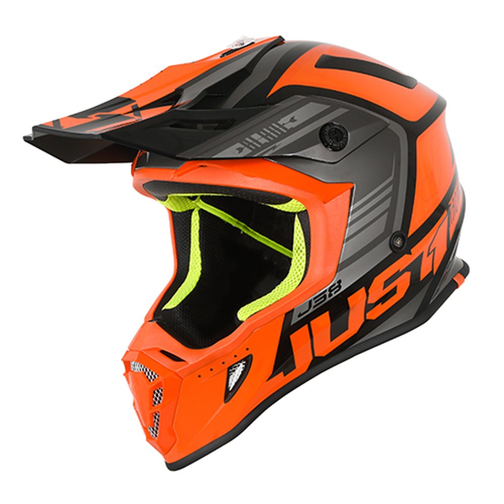 JUST1 J38 Blade Motocross Helm orange schwarz
