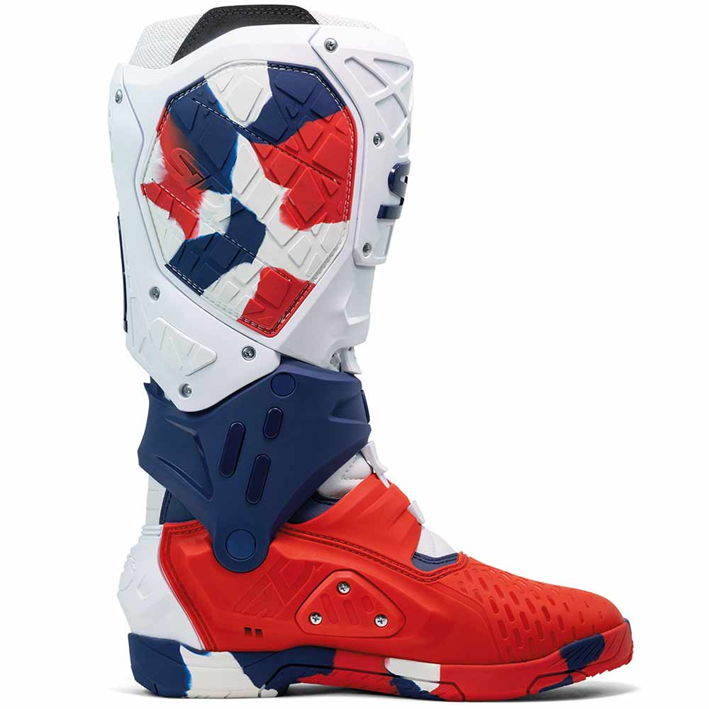 SIDI Crossfire X Motocross Stiefel weiss navy rot SIDI Crossfire X Motocross Stiefel weiss navy rot