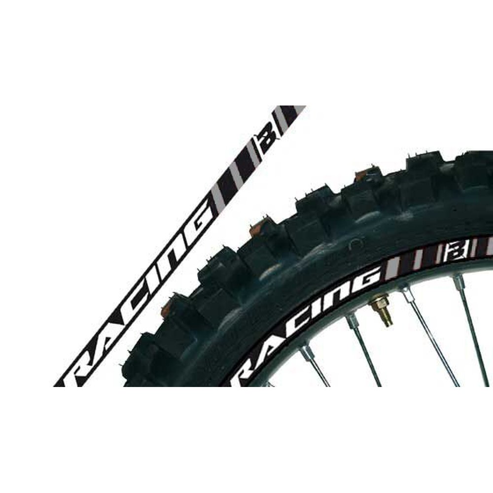 BLACKBIRD RACING Felgenaufkleber grau