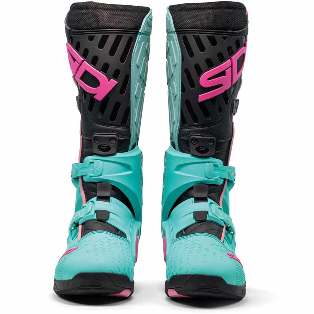 SIDI Crossair Motocross Stiefel mint schwarz pink SIDI Crossair Motocross Stiefel mint schwarz pink