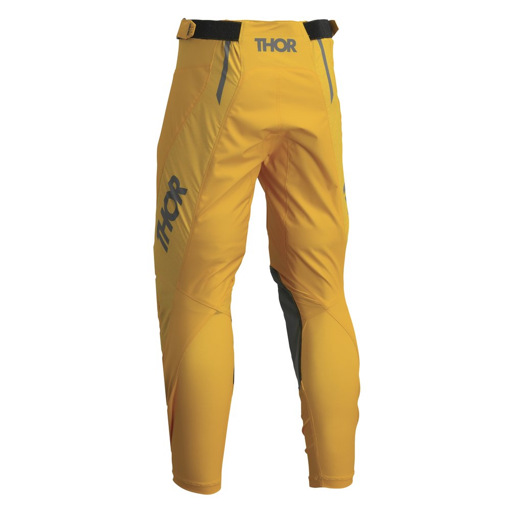 THOR Pulse Mono Motocross Hose grau gelb THOR Pulse Mono Motocross Hose grau gelb