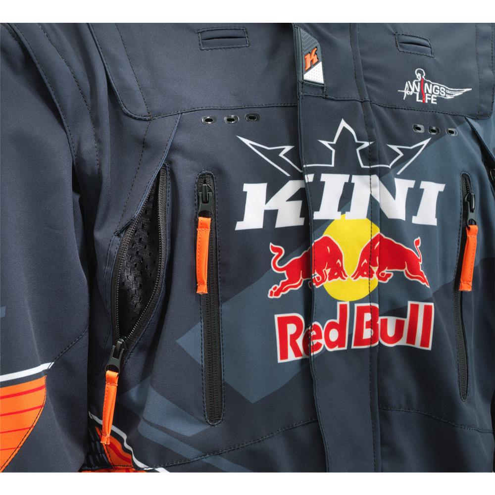 KINI RED BULL Competition Motocross Jacke V2.0 orange weiss grau