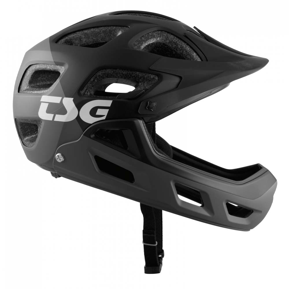 TSG Seek FR Graphic Designs MTB Helm grau schwarz
