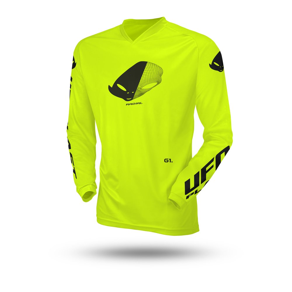 UFO Slim Radial Kinder Jersey neon gelb