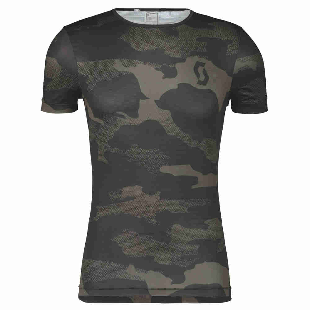 SCOTT Underwear Carbon Funktions T-Shirt schwarz dunkel grau SCOTT Underwear Carbon Funktions T-Shirt schwarz dunkel grau