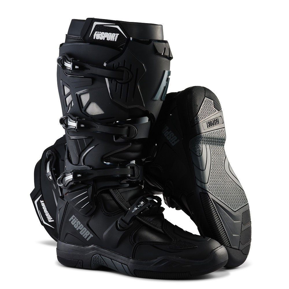 FÜSPORT XP2 Motocross Stiefel stealth schwarz FÜSPORT XP2 Motocross Stiefel stealth schwarz