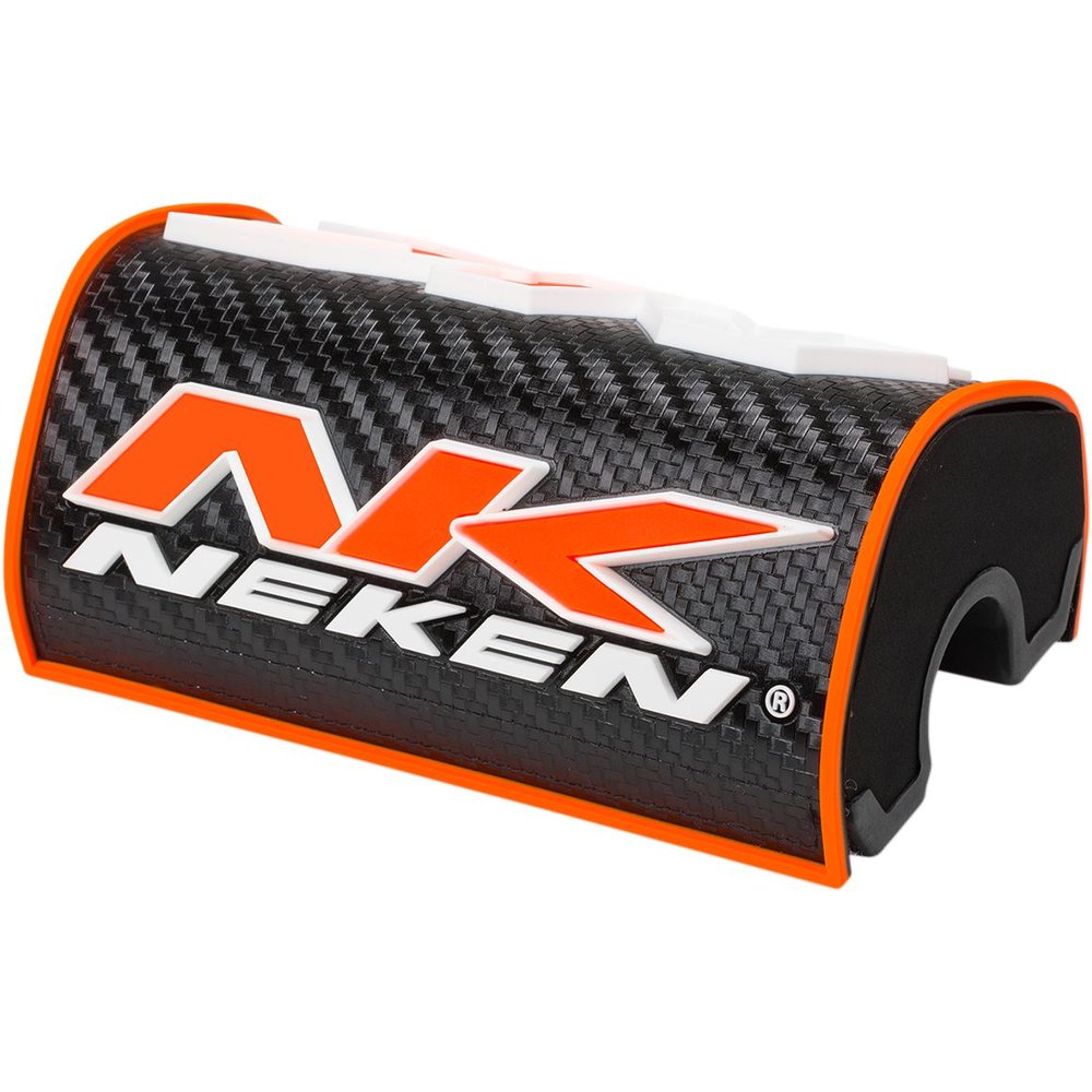NEKEN Oversize 3D Lenkerpolster schwarz orange