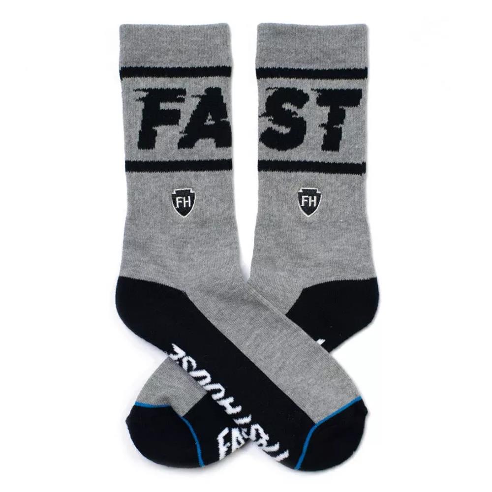 FASTHOUSE Bronson MTB Socken grau schwarz