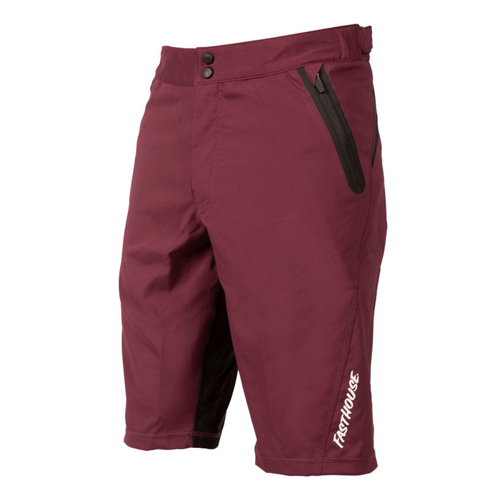 FASTHOUSE Crossline 2 Shorts maroon kurze MTB Hose rot