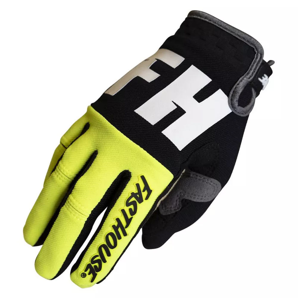 FASTHOUSE Speedstyle Remnant MX MTB Handschuhe schwarz high-viz