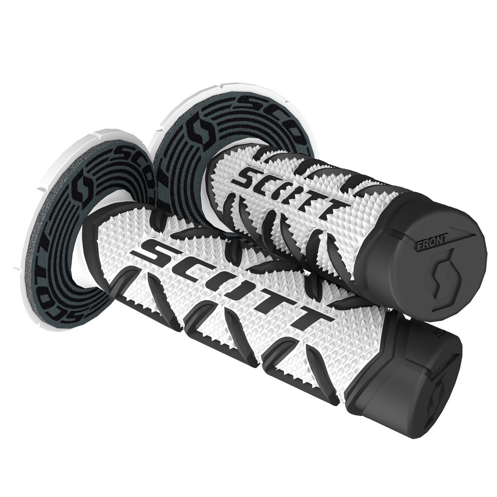 SCOTT Diamond MX Griffe + Donuts schwarz weiss SCOTT Diamond MX Griffe + Donuts schwarz weiss