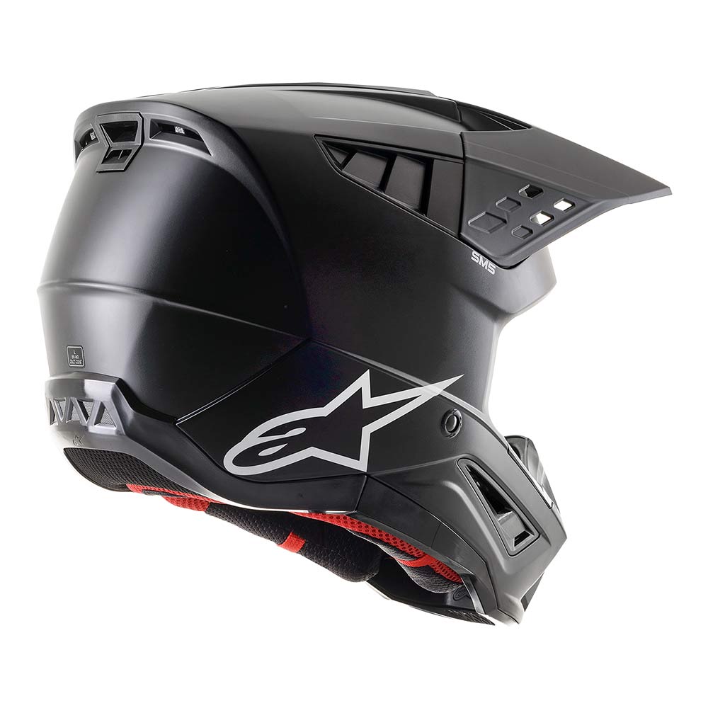 ALPINESTARS Supertech M5 Solid Motocross Helm schwarz ALPINESTARS Supertech M5 Solid Motocross Helm schwarz