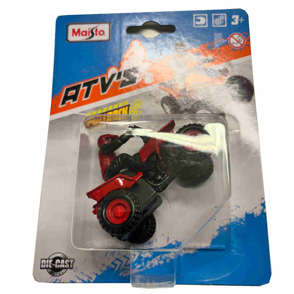 MAISTO ATV Pullback Quad rot schwarz