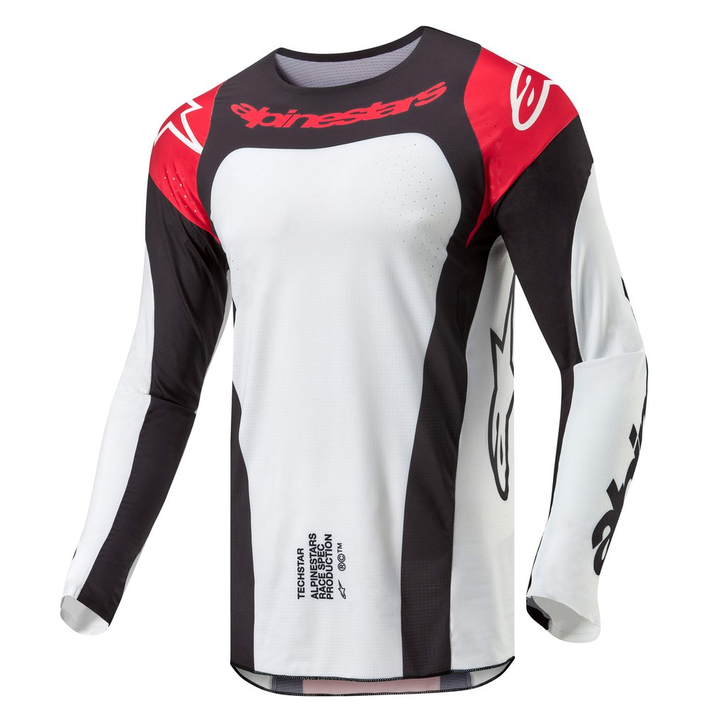 ALPINESTARS Techstar Ocur Jersey rot weiss schwarz